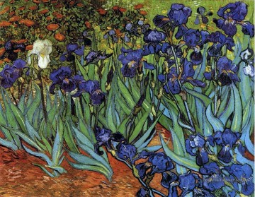  fleurs tableaux - Iris Vincent van Gogh Fleurs impressionnistes